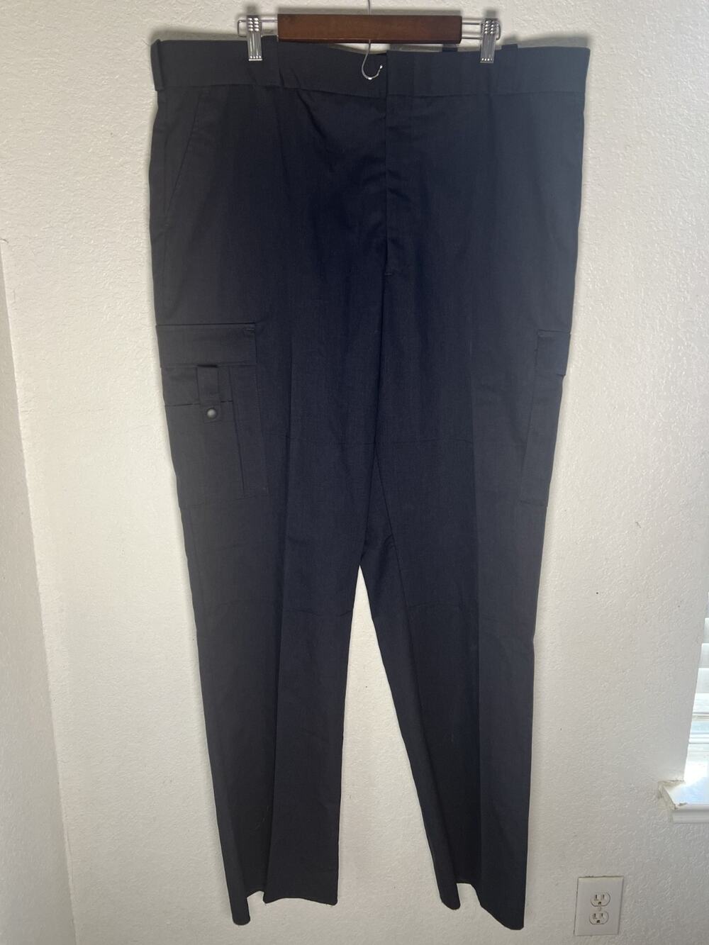 NWT Flying Cross Dress Pants Mens 44 Black Police Uniform Workwear